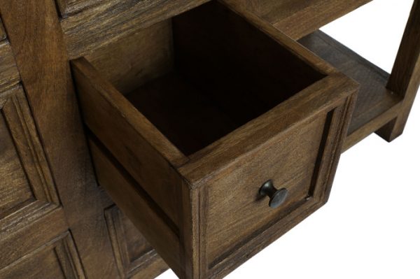 ISLA COCINA MADERA MARMOL 168X76X92 6 CAJ 4 BALDAS - Imagen 4