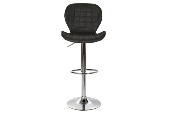 TABURETE PU METAL 47X50X110 110CM GRIS OSCURO - Imagen 6