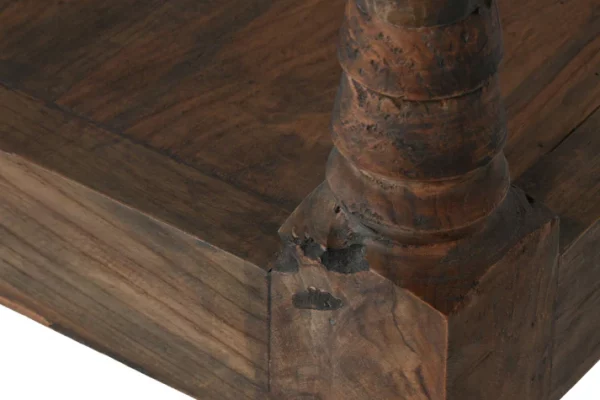 BANCO TECA MACIZA 190X70X75 55,00 TALLADO - Imagen 5