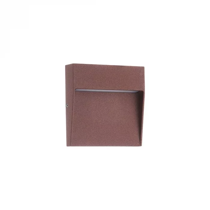 APLIQUE SEÑALIZADOR CUADRADO LED 3W CORTEN BAKER 7640 MANTRA