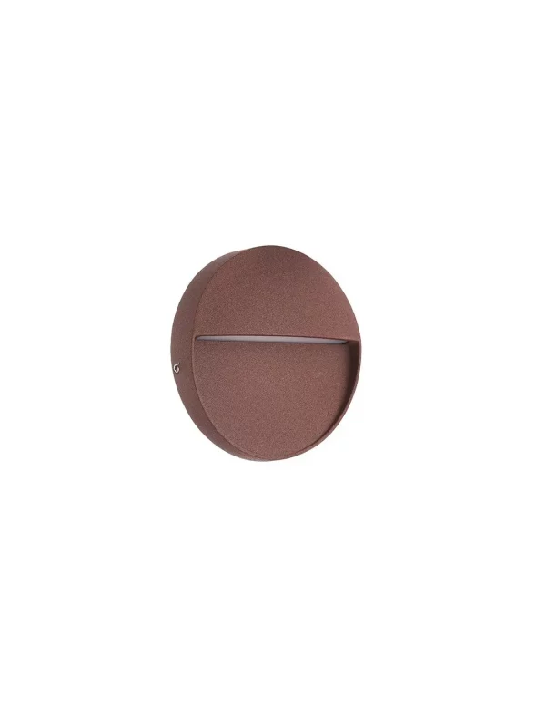 APLIQUE SEÑALIZADOR REDONDO LED 3W CORTEN BAKER 7641 MANTRA