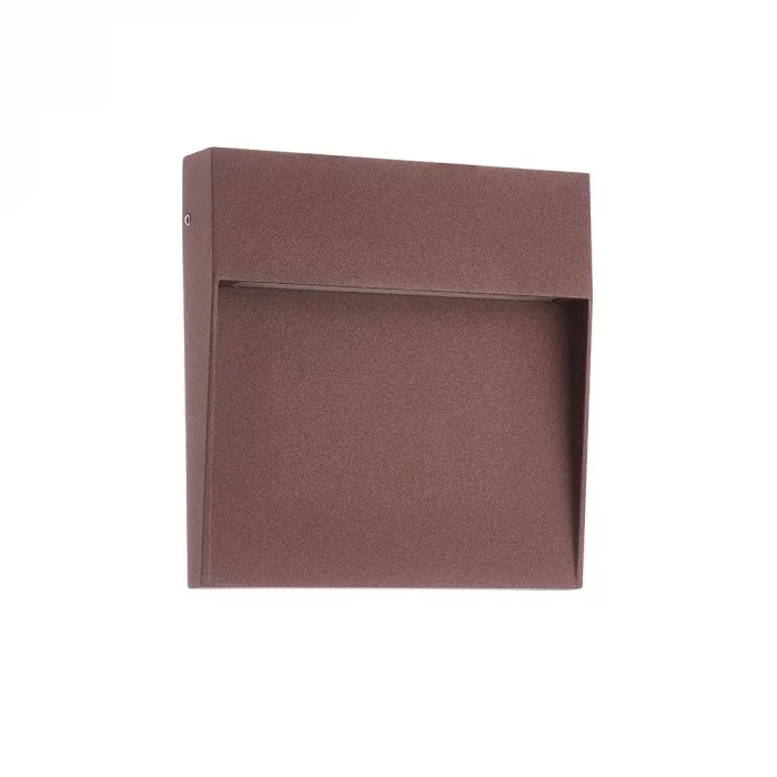 APLIQUE SEÑALIZADOR CUADRADO LED 6W CORTEN BAKER 7642 MANTRA