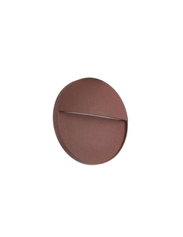 APLIQUE SEÑALIZADOR REDONDO LED 6W CORTEN BAKER 7643 MANTRA