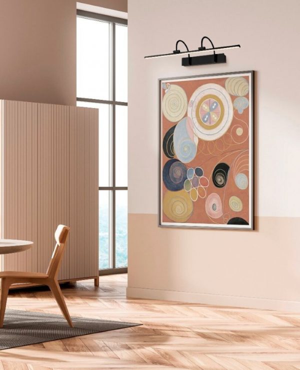 APLIQUE LED 18W PARACURU NEGRO 8917 MANTRA - Imagen 2