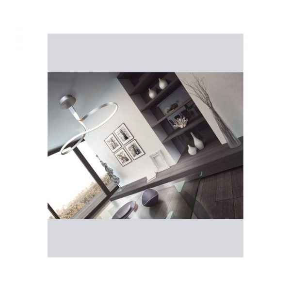 LAMPARA LAZO NUR PLATA/CROMO LED 40W 3000K - Imagen 2