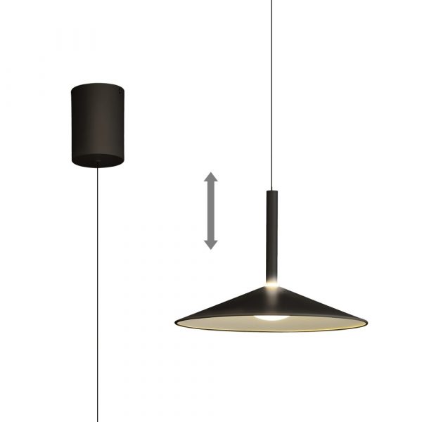 COLGANTE LED 9W CALICE NEGRO 7895 MANTRA - Imagen 3