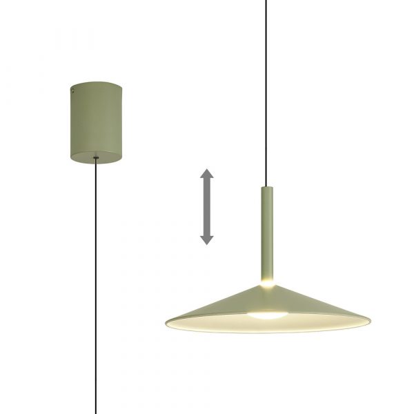 COLGANTE LED 9W CALICE VERDE 7899 MANTRA - Imagen 4
