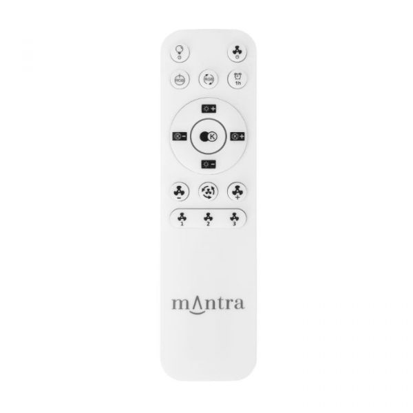 GAMER VENTILADOR BLANCO LED 8291 MANTRA - Imagen 3