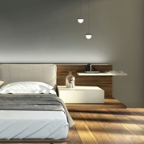 COLGANTE LED 10W KILDA EMPOTRADO NEGRO 8436 MANTRA - Imagen 2