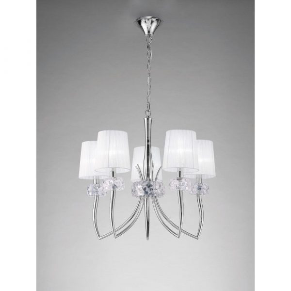 MANTRA LOEWE COLGANTE CROMO 5L Ø660 - Imagen 2
