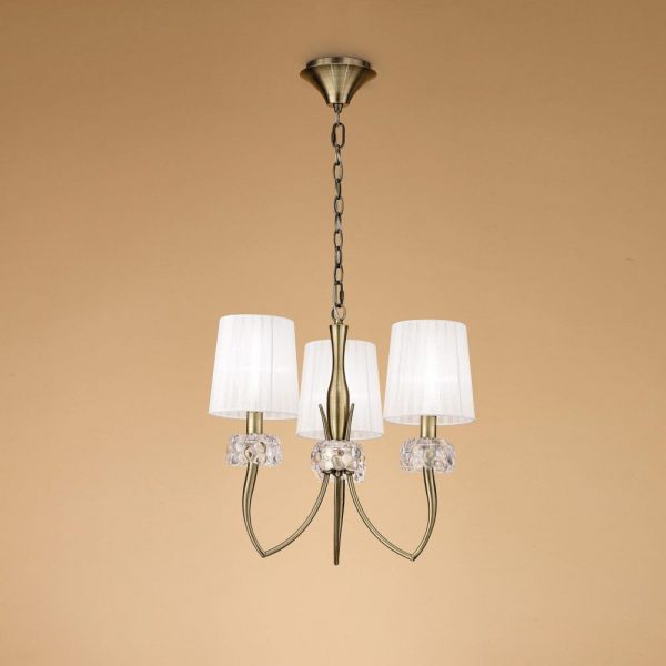 MANTRA LOEWE LÁMPARA COLGANTE CUERO 3L Ø500 - Imagen 2