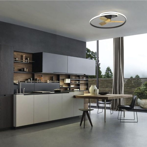 OCEAN VENTILADOR NEGRO LED 8236 MANTRA - Imagen 3