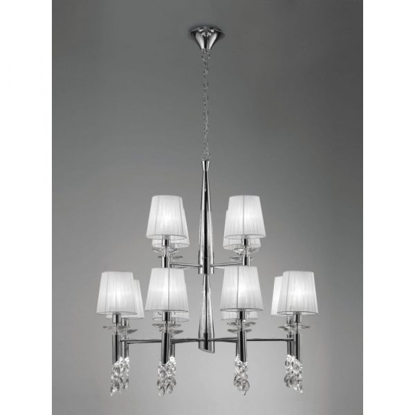 MANTRA TIFFANY CROMO COLGANTE 12+12L - Imagen 2