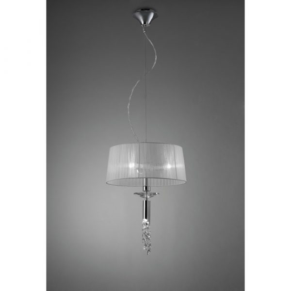 MANTRA TIFFANY CROMO COLGANTE 3+1L - Imagen 2