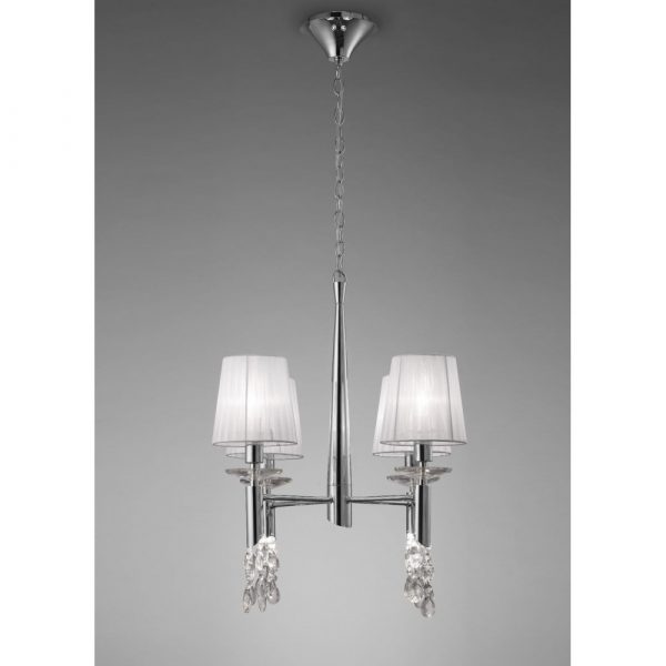 MANTRA TIFFANY CROMO COLGANTE 4+4L - Imagen 2