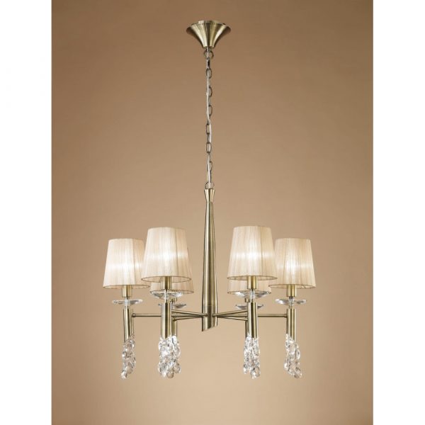 MANTRA TIFFANY CUERO COLGANTE 6+6L - Imagen 2