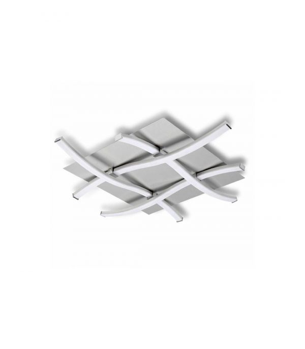 PLAFON - DIMABLE NUR PLATA/CROMO LED 34W 3000K