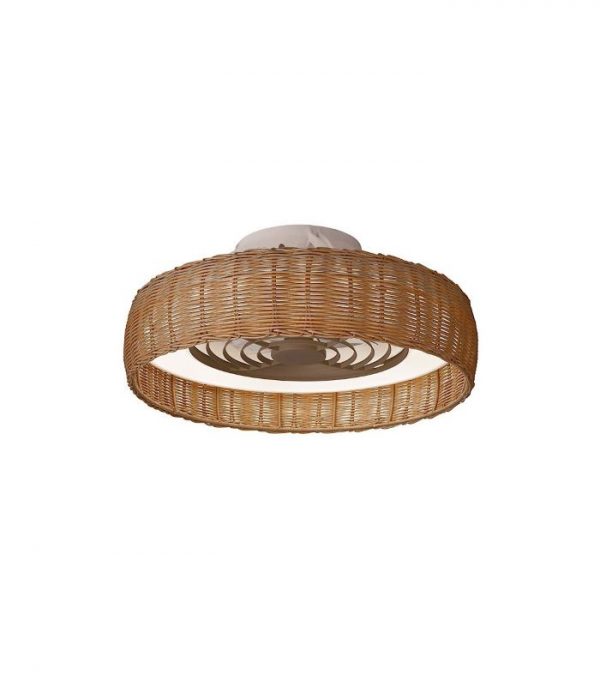 KILIMANJARO MINI VENTILADOR RATAN LED 8226 MANTRA - Imagen 2