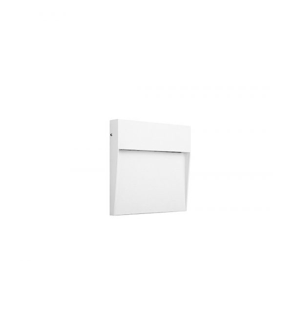 APLIQUE SEÑALIZADOR CUADRADO 3W BAKER BLANCO 7012 MANTRA