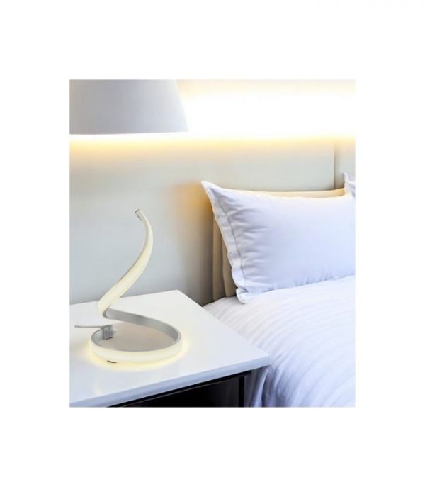 SOBREMESA NUR PLATA/CROMO LED 15W 3000K - Imagen 3