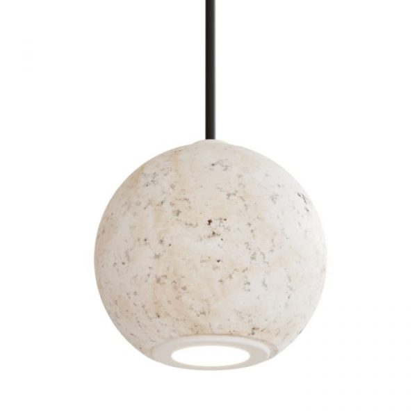 SULION VITA COLGANTE DE TRAVERTINO BEIGE 3000K - Imagen 2