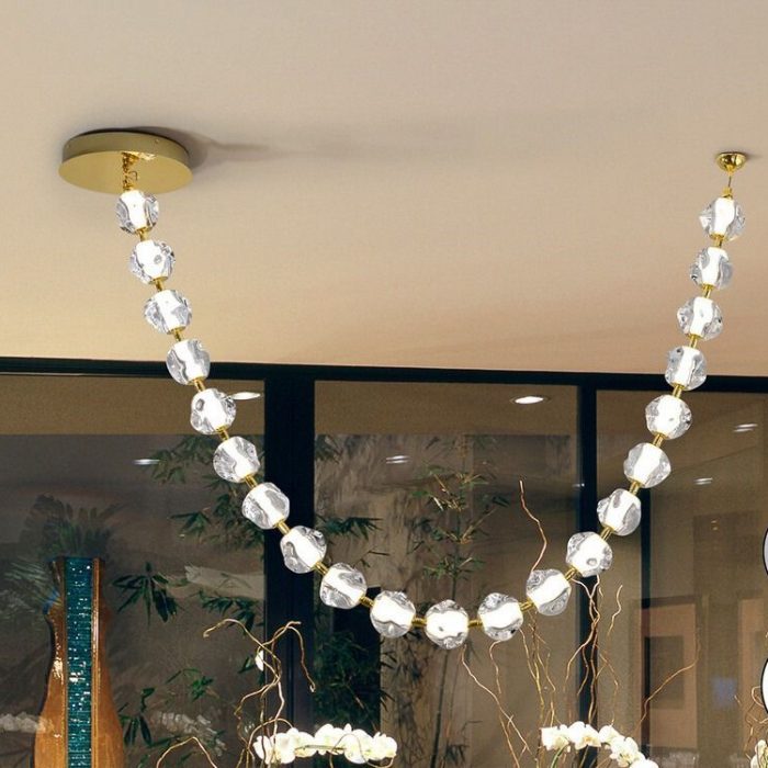 ZARIA II LAMPARA 21L ORO TRANSPARENTE DIMABLE 448796 SCHULLER