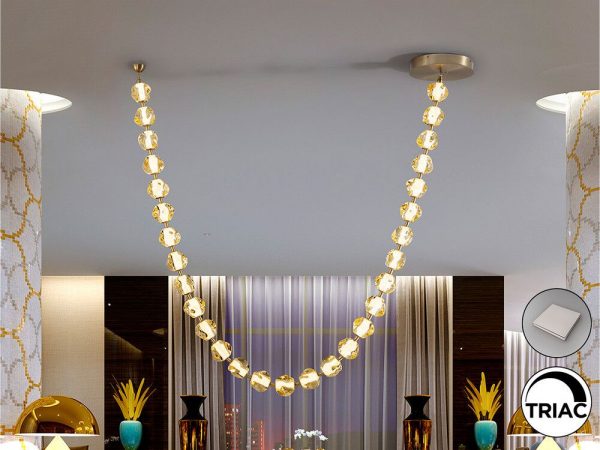 ZARIA II LAMPARA 29L BRONCE AMBAR DIMABLE 448956 SCHULLER