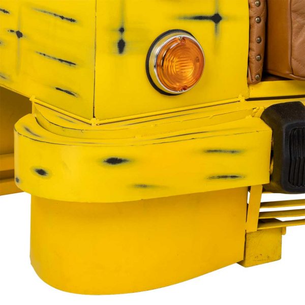 SOFA COCHE AMARILLO 154X76X70CM - Imagen 4