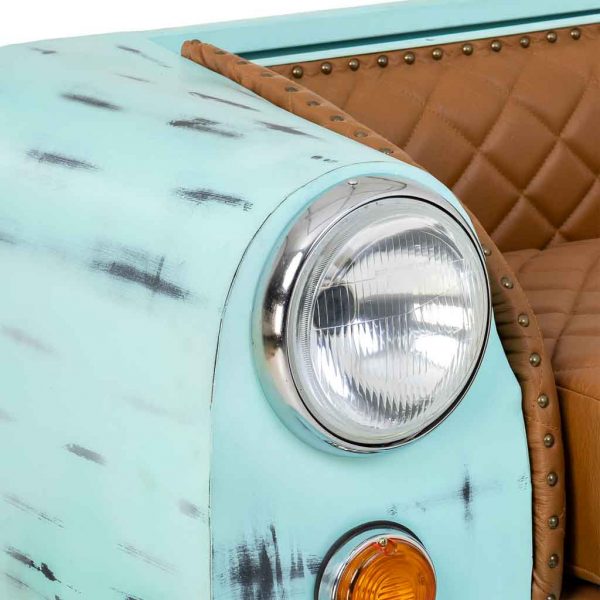 SOFA COCHE TURQUESA 154X76X70CM - Imagen 3