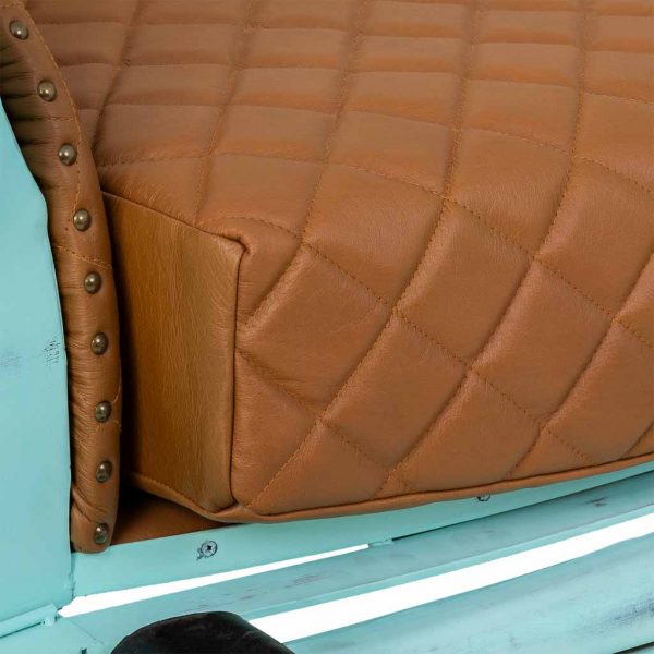 SOFA COCHE TURQUESA 154X76X70CM - Imagen 5