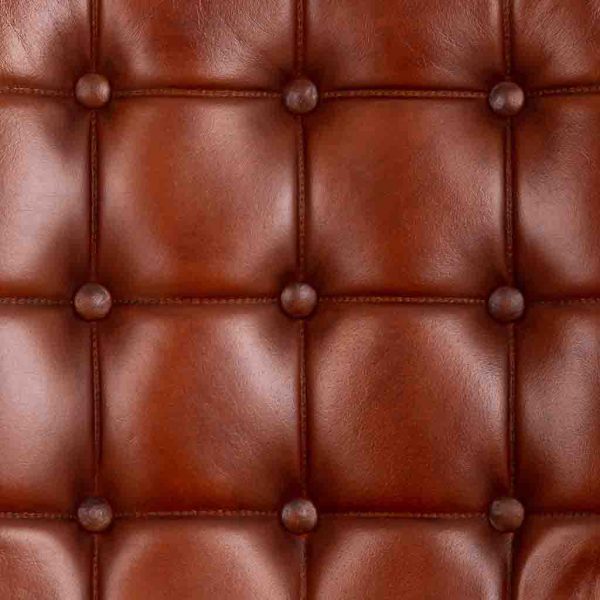 SILLA DE METAL Y PIEL 46X46X93CM - Imagen 5