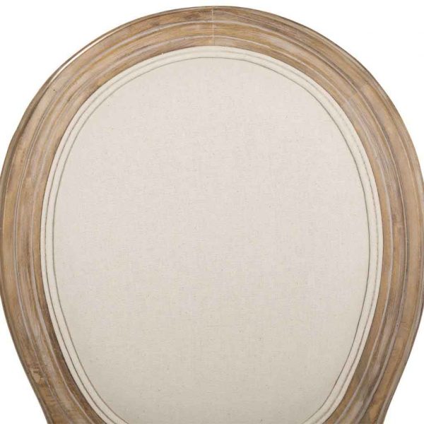 SILLA DE MADERA TAPIZADA 48X46X96CM - Imagen 6