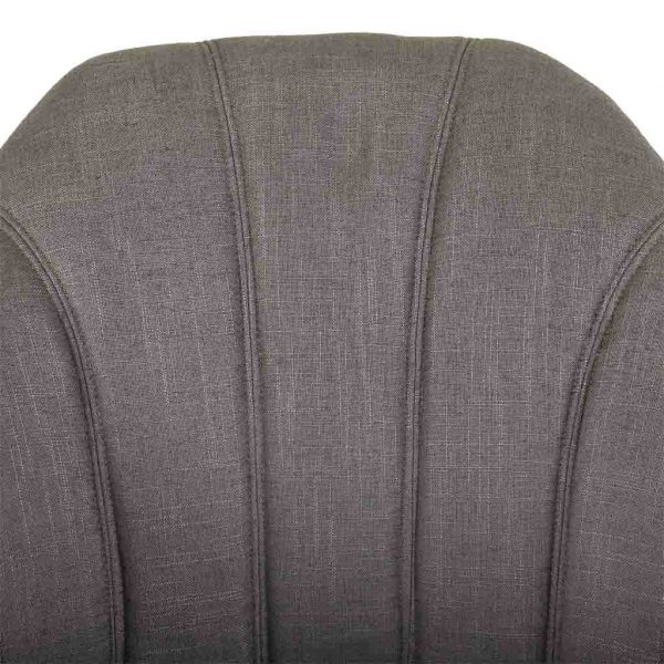 SILLA DE MADERA Y TAPIZADA CON RUEDAS 63X54X40/87H CM - Imagen 6