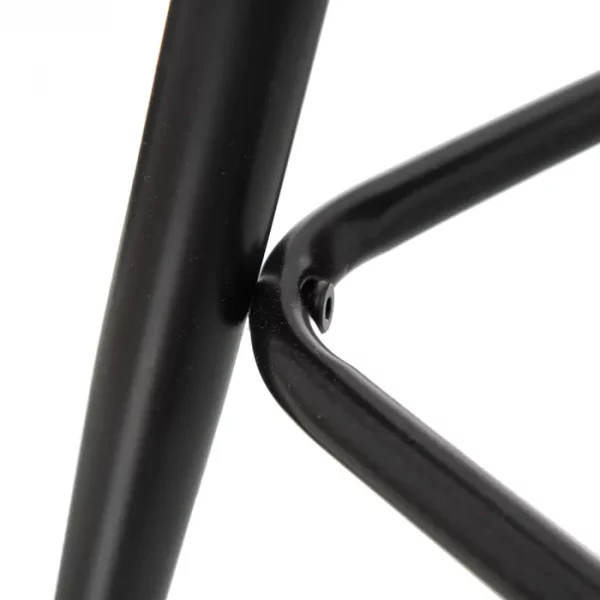 TABURETE ALTO NEGRO TEJIDO-METAL SALÓN 40,20 X 48,20 X 102 C - Imagen 9