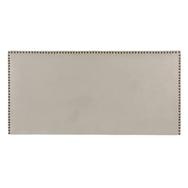 CABECERO BEIGE GRISÁCEO TEJIDO-MADERA 160 X 4 X 80 CM - Imagen 2