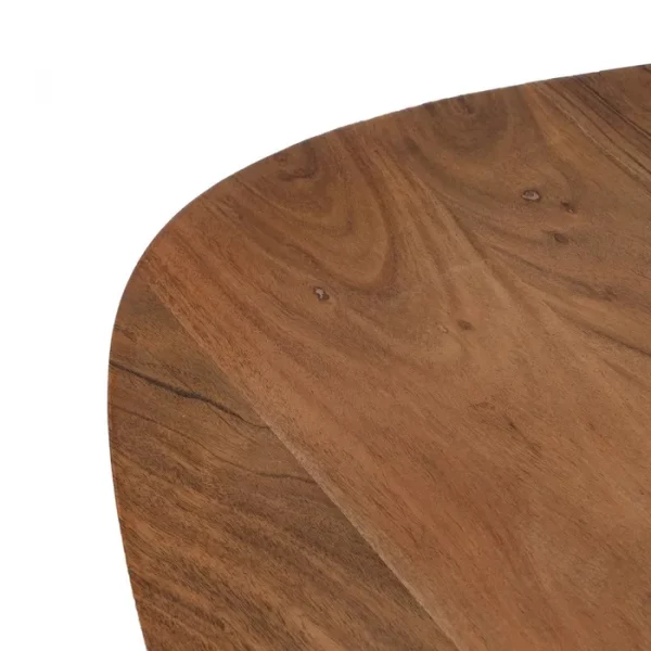 S/3 MESA CENTRO NATURAL MADERA-METAL 86 X 81 X 43 CM - Imagen 7