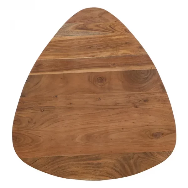 S/3 MESA CENTRO NATURAL MADERA-METAL 86 X 81 X 43 CM - Imagen 9