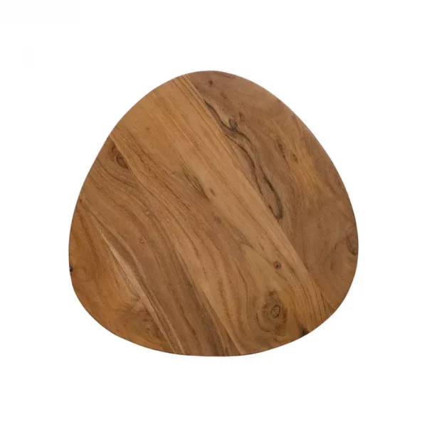 S/3 MESA CENTRO NATURAL MADERA-METAL 86 X 81 X 43 CM - Imagen 11