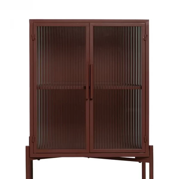 VITRINA TEJA METAL-CRISTAL 52 X 33 X 90 CM - Imagen 6