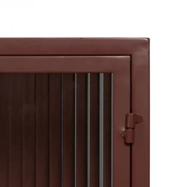 VITRINA TEJA METAL-CRISTAL 52 X 33 X 90 CM - Imagen 10
