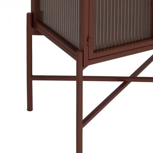 VITRINA TEJA METAL-CRISTAL 52 X 33 X 90 CM - Imagen 12