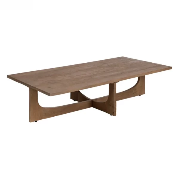 MESA CENTRO NATURAL MADERA DE MANGO 152 X 76 X 36 CM - Imagen 3
