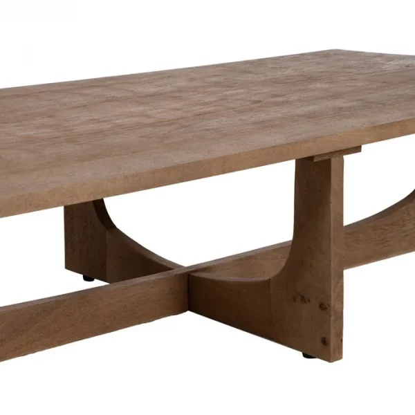 MESA CENTRO NATURAL MADERA DE MANGO 152 X 76 X 36 CM - Imagen 6