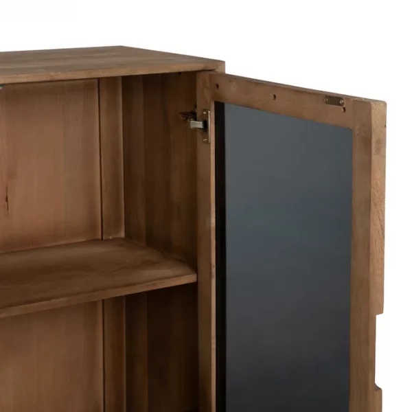 ARMARIO NATURAL MADERA DE MANGO SALÓN 107 X 40,50 X 142 CM - Imagen 7