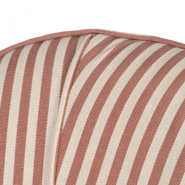 SILLÓN RAYAS TERRACOTA MADERA DE CAUCHO 54 X 64 X 73 CM - Imagen 7