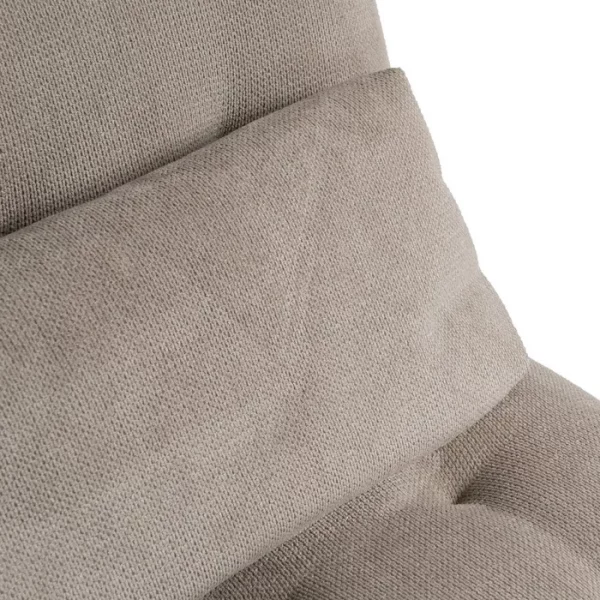 CHAISE-LOUNGER TAUPE TEJIDO-METAL 168 X 90 X 82 CM - Imagen 8
