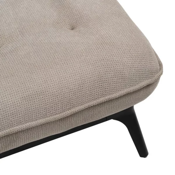 CHAISE-LOUNGER TAUPE TEJIDO-METAL 168 X 90 X 82 CM - Imagen 10