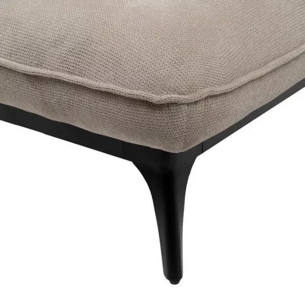 CHAISE-LOUNGER TAUPE TEJIDO-METAL 168 X 90 X 82 CM - Imagen 14