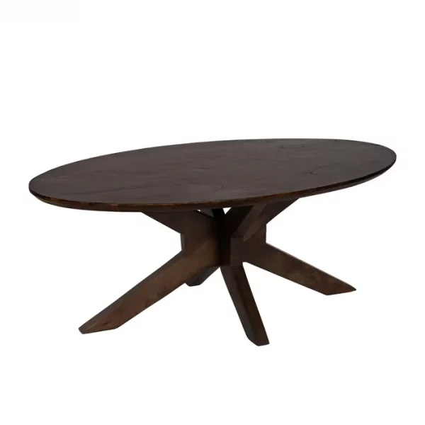 MESA CENTRO MADERA DE MANGO SALÓN 110 X 60 X 43 CM - Imagen 3