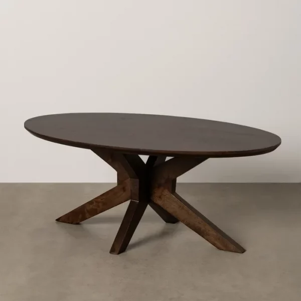 MESA CENTRO MADERA DE MANGO SALÓN 110 X 60 X 43 CM - Imagen 2
